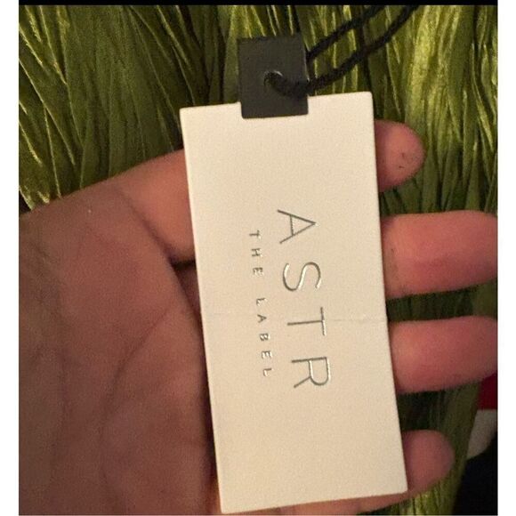 ASTR The Label Maxi Palazzo Flare Leg Chartreuse Pants. Size Small - Picture 3 of 7